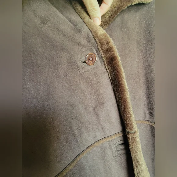 Centigrade Brown Teddy Jacket Plush Warmth - Picture 7 of 10